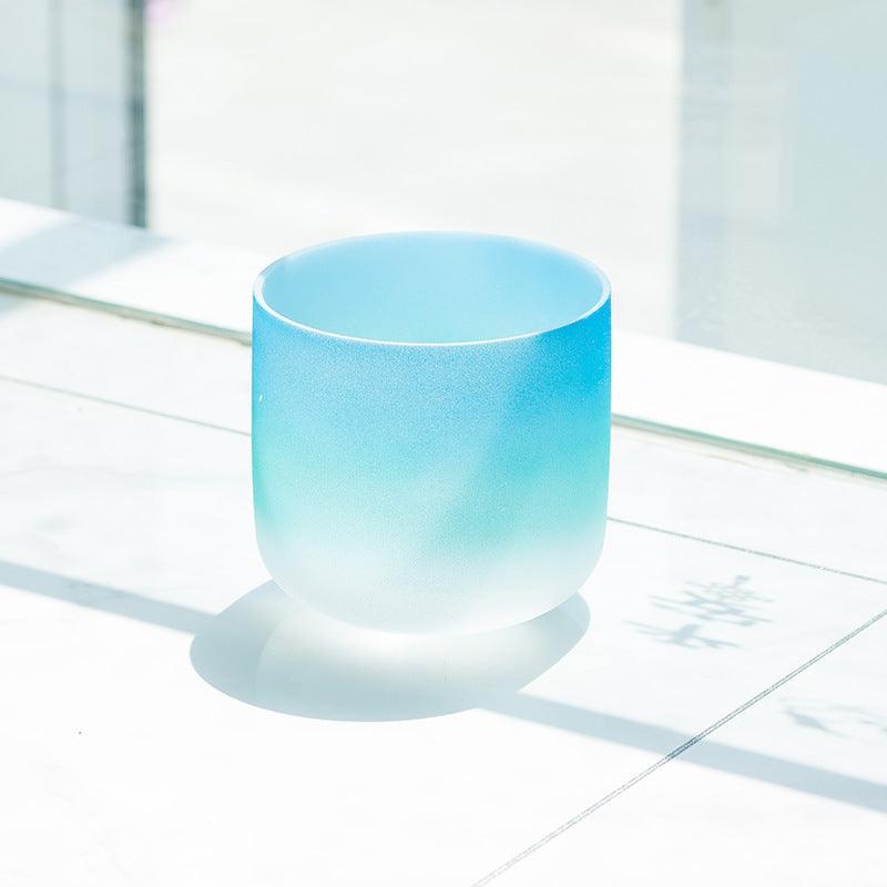 Serene Blue Crystal Bowl - Meditation, Healing, Relaxation