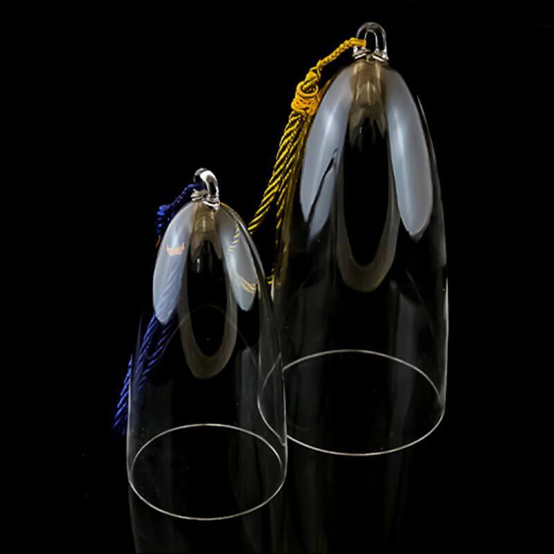 Clear Crystal Singing Bell - Calming Sounds, Unique Gift, Relaxation & Meditation