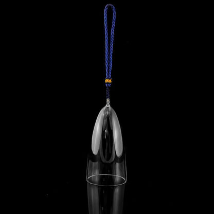 Clear Crystal Singing Bell - Calming Sounds, Unique Gift, Relaxation & Meditation