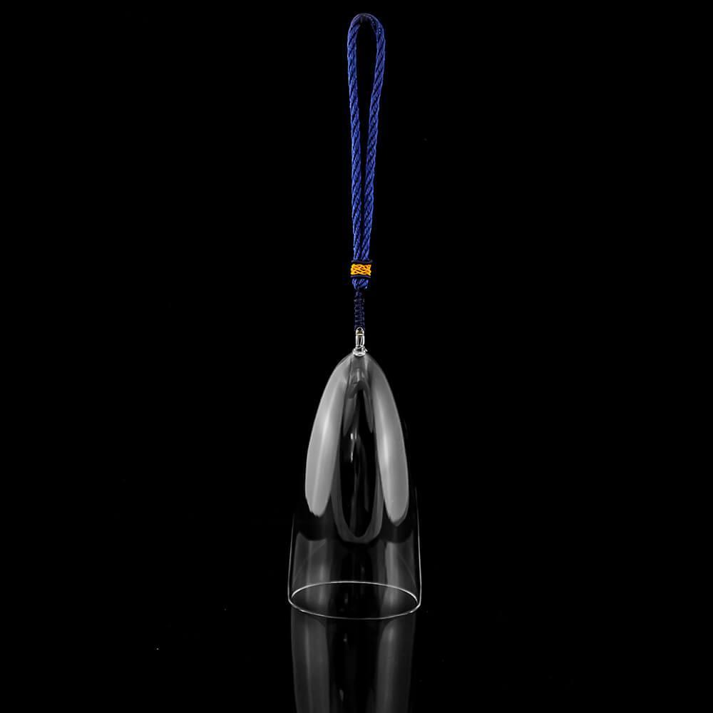Clear Crystal Singing Bell - Calming Sounds, Unique Gift, Relaxation & Meditation