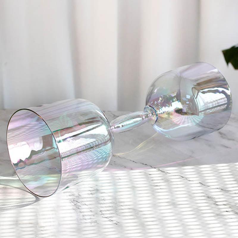 Double Singing Chalice: Rainbow Color Craft, Resonant Meditation Artistry