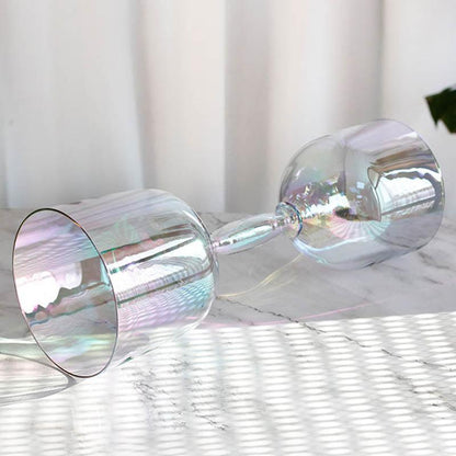 Double Singing Chalice: Rainbow Color Craft, Resonant Meditation Artistry