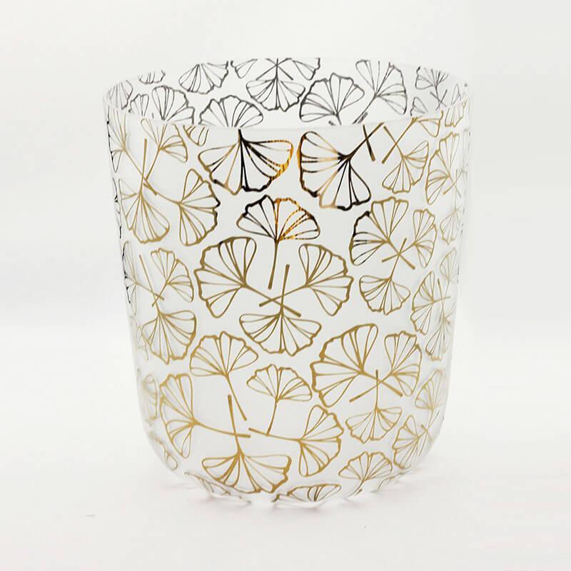 Alchemy Crystal Sound Bowl - Colorful Lucky Leaf - Meditation, Relaxation