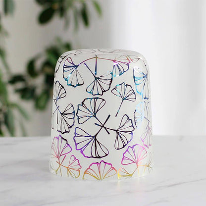 Alchemy Crystal Sound Bowl - Colorful Lucky Leaf - Meditation, Relaxation