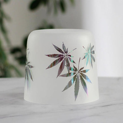 Alchemy Crystal Sound Bowl - Colorful Lucky Leaf - Meditation, Relaxation