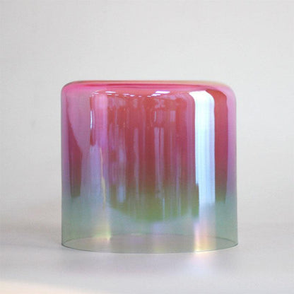 Iridescent Crystal Bowl: Colorful Harmony, Meditation, Stress Relief