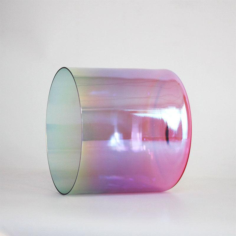 Iridescent Crystal Bowl: Colorful Harmony, Meditation, Stress Relief