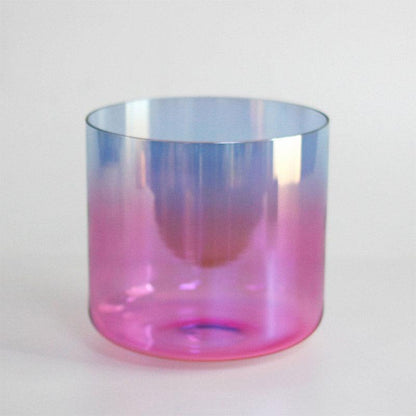 Iridescent Crystal Bowl: Colorful Harmony, Meditation, Stress Relief