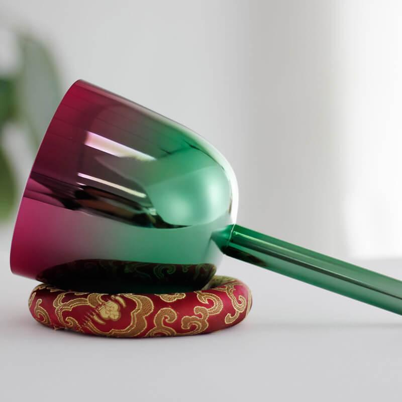 Color-Changing Handle Singing Bowl Meditation Relaxation Unique Gradient
