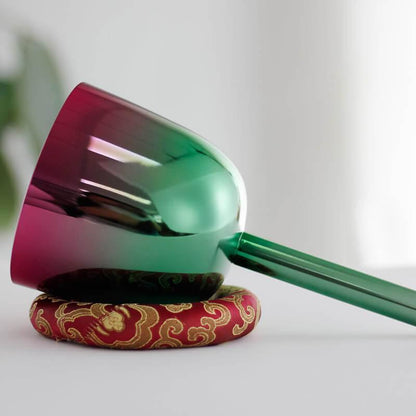 Color-Changing Handle Singing Bowl Meditation Relaxation Unique Gradient