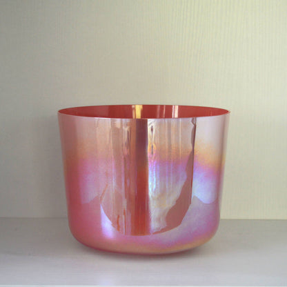 Sunrise Pink Alchemy Crystal Singing Bowl - Spiritual Sound Healing Meditation