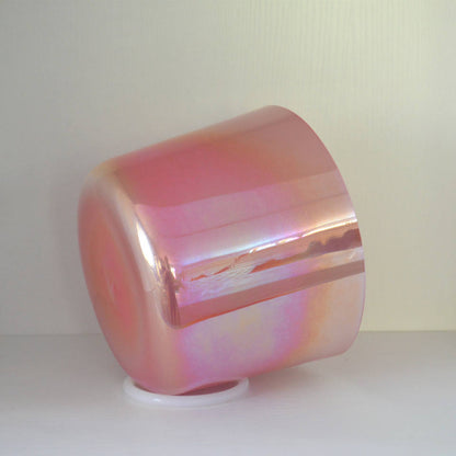 Sunrise Pink Alchemy Crystal Singing Bowl - Spiritual Sound Healing Meditation