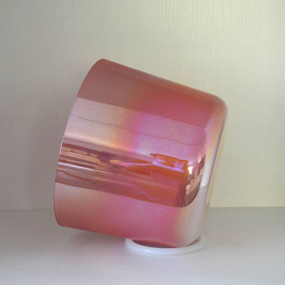 Sunrise Pink Alchemy Crystal Singing Bowl - Spiritual Sound Healing Meditation