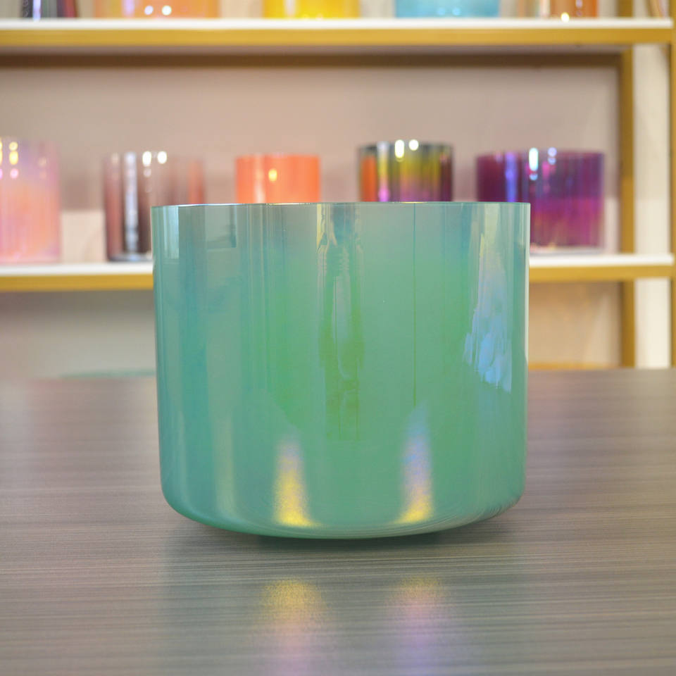 Emerald Cosmic Light Quartz Singing Bowl - Heart Chakra Sound Healing
