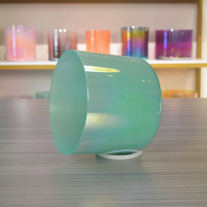 Emerald Cosmic Light Quartz Singing Bowl - Heart Chakra Sound Healing