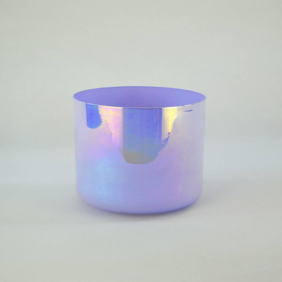 Violet Cosmic Light Opaque Purple Quartz Singing Bowl - Crown Chakra Meditation