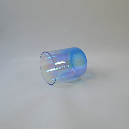 Pastel Royalblue Gradient Clear Quartz Singing Bowl - Crystal Healing