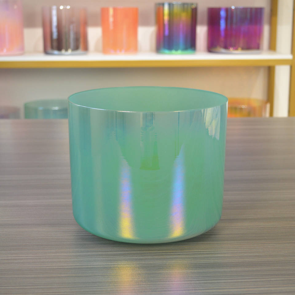 Emerald Cosmic Light Quartz Singing Bowl - Heart Chakra Sound Healing