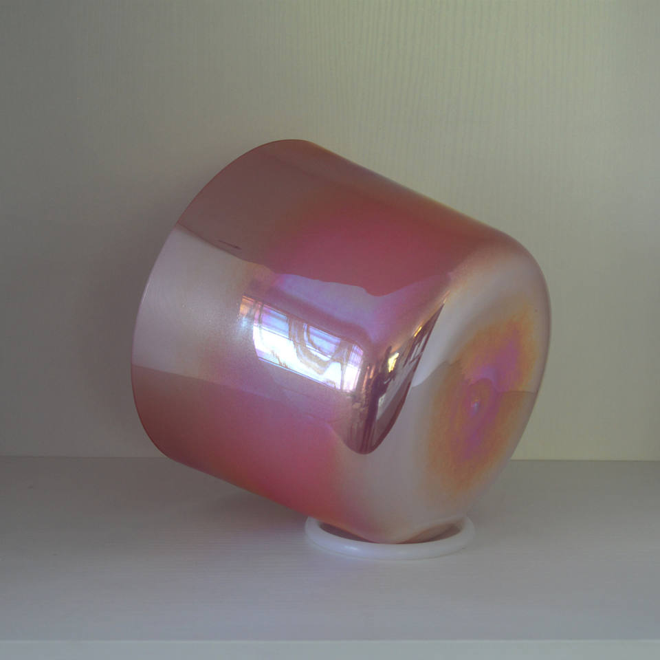 Sunrise Pink Alchemy Crystal Singing Bowl - Spiritual Sound Healing Meditation
