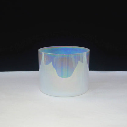 Cosmic Light Pearl White Quartz Singing Bowl - Meditation Sound Healing