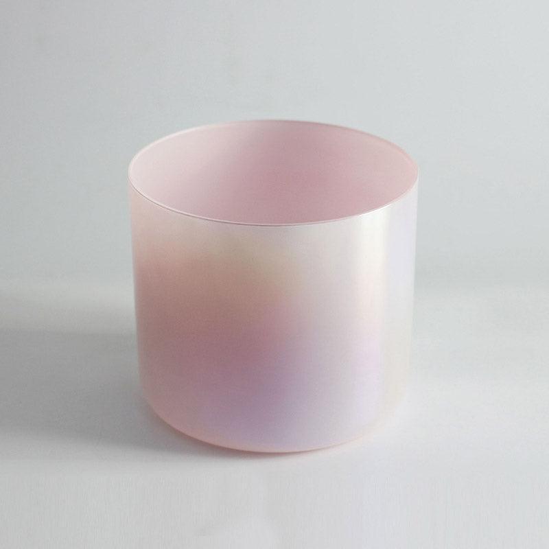 Macaroon Pink Crystal Singing Bowl: Calming Aesthetic, Meditation, Stress Relief, Yoga, Spa