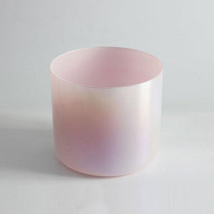 Macaroon Pink Crystal Singing Bowl: Calming Aesthetic, Meditation, Stress Relief, Yoga, Spa