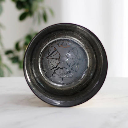 Golden OM Alchemy Singing Bowl: Relaxation, Sanskrit, Unique Floral Design