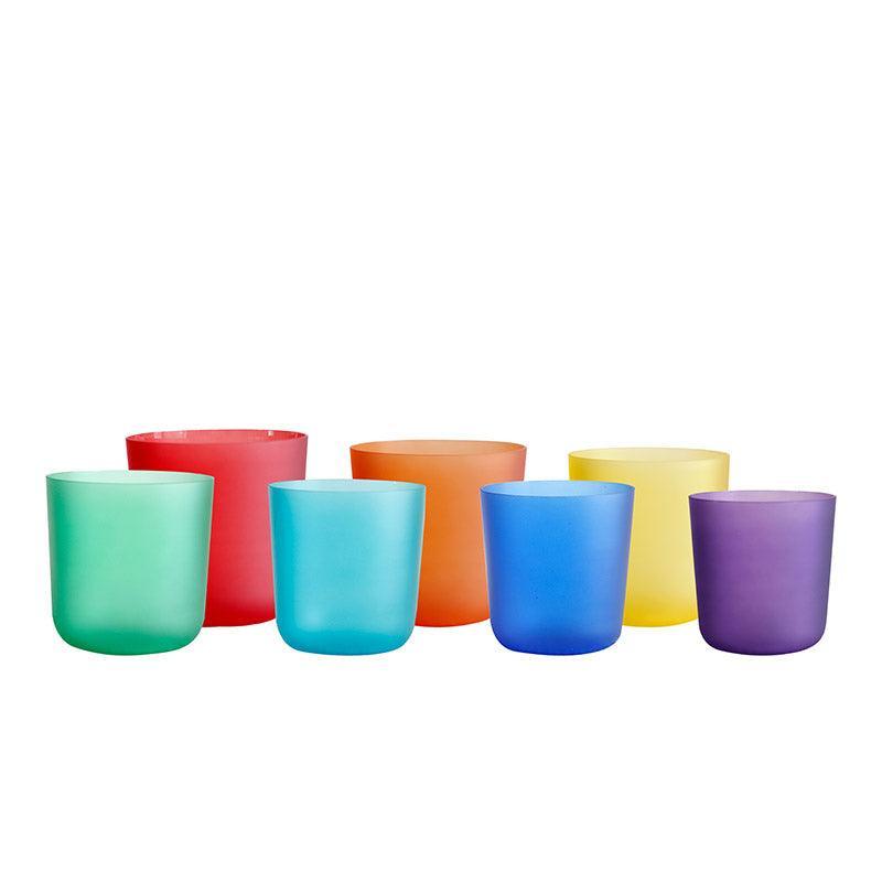 Hazy Translucent Crystal Singing Bowl Set: Meditation, Therapy, Yoga, Healing