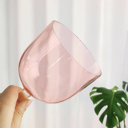 Simple Handle Singing Bowl - Clear Color, Unique Sound Effect, Meditation, Yoga