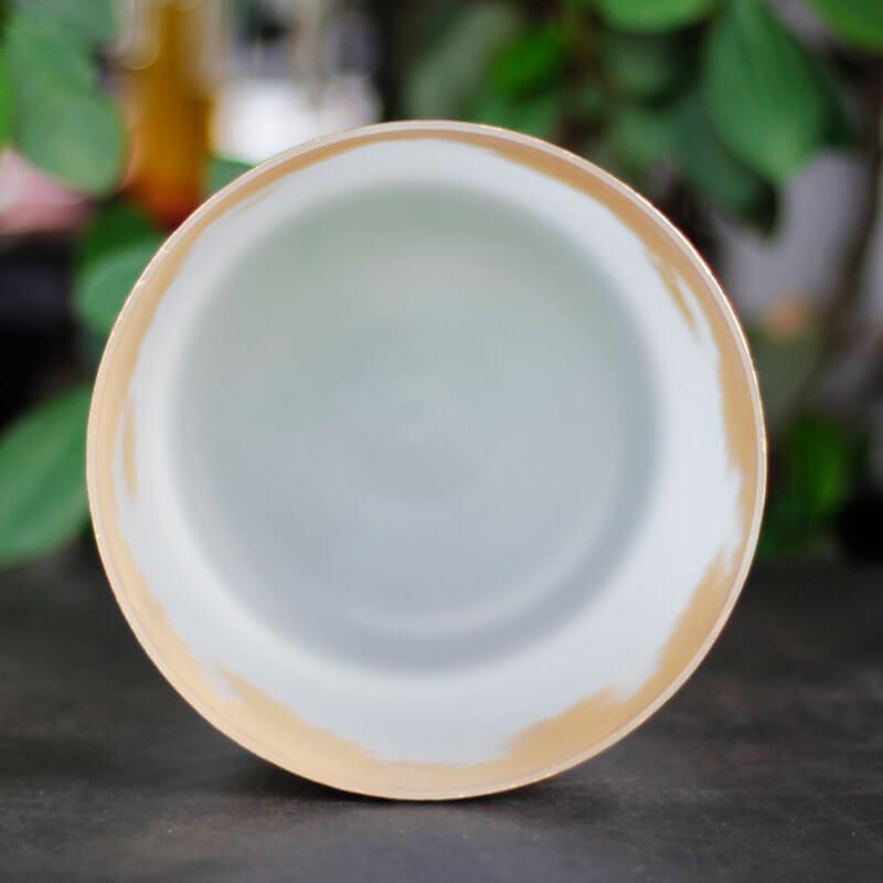 Golden Sunflower Edge Crystal Bowl - Elegant Sound, Therapeutic Vibration