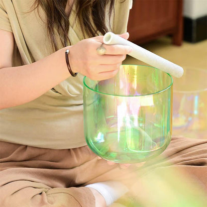 Transparent Crystal Sound Bowl- Clear Sound, Relaxation Aid, Meditation