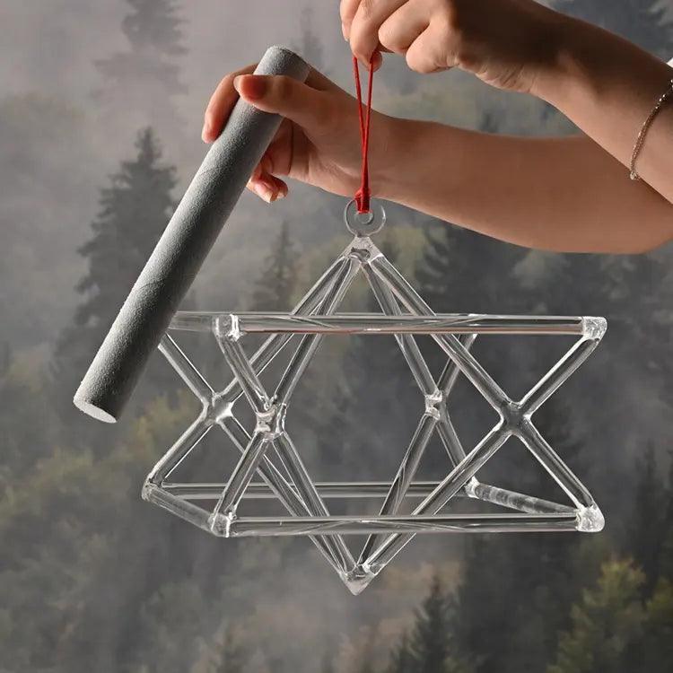Clear Crystal Singing Merkaba: Healing Meditation, Zen Gift