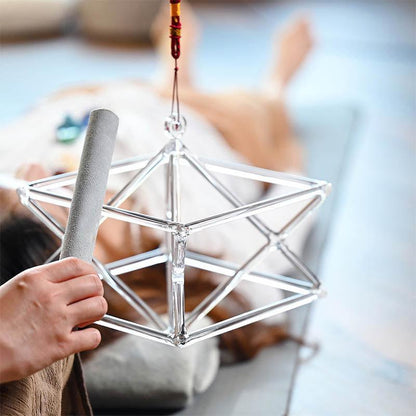 Clear Crystal Singing Merkaba: Healing Meditation, Zen Gift
