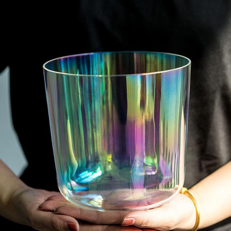 Clear Crystal Sound Bowl Set : Northern Light, Relaxation, Meditation, Decor