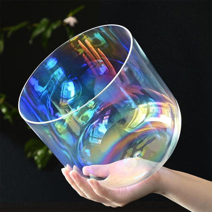 Clear Crystal Sound Bowl Set : Northern Light, Relaxation, Meditation, Decor