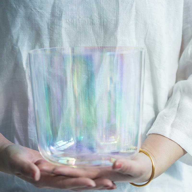 Clear Crystal Sound Bowl Set : Northern Light, Relaxation, Meditation, Decor