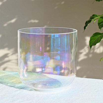 Clear Crystal Sound Bowl Set : Northern Light, Relaxation, Meditation, Decor