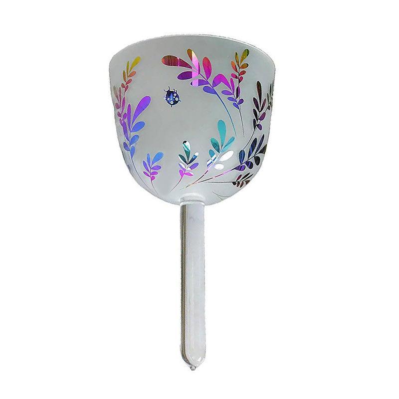 Handle Singing Bowl With Nature Scene Design: Stress Relief, Harmonic Resonance, Yoga