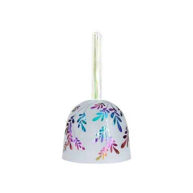 Handle Singing Bowl With Nature Scene Design: Stress Relief, Harmonic Resonance, Yoga
