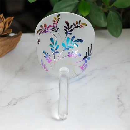 Handle Singing Bowl With Nature Scene Design: Stress Relief, Harmonic Resonance, Yoga