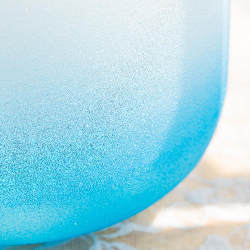 Gradient Frosted Crystal Singing Bowl: Chakra Tones Meditation & Energy Cleanse