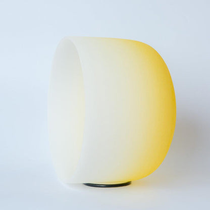 Gradient Frosted Crystal Singing Bowl: Chakra Tones Meditation & Energy Cleanse