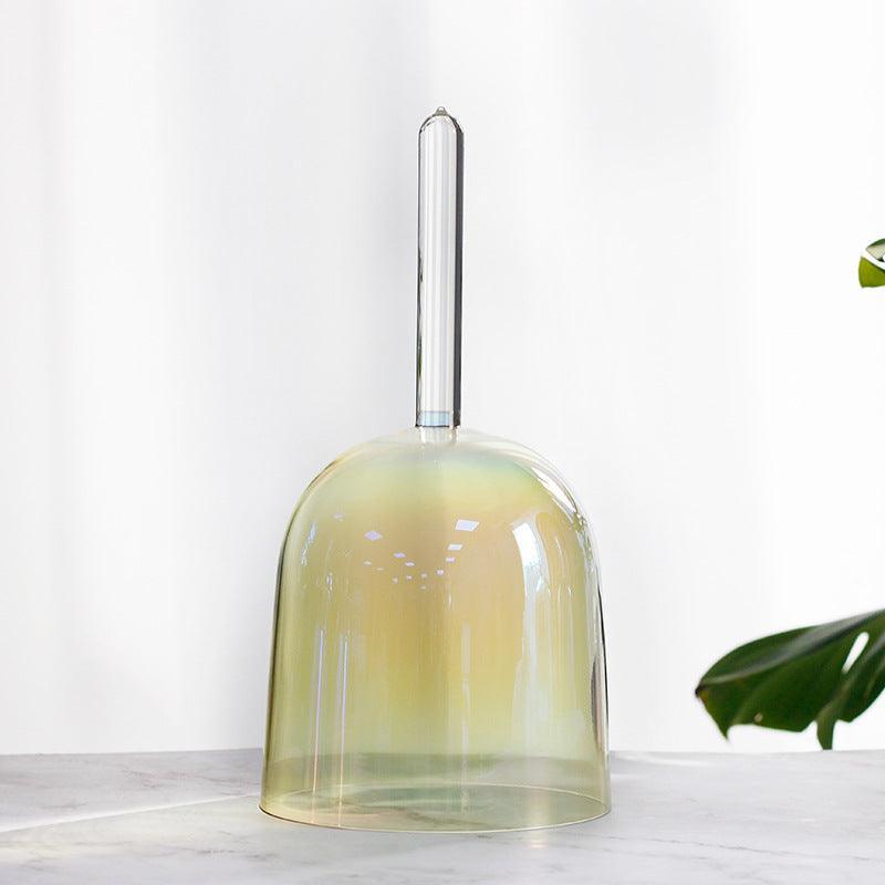 Transparent Handle Singing Bowl Set Color Harmony, Meditation, Relaxation, Decorative