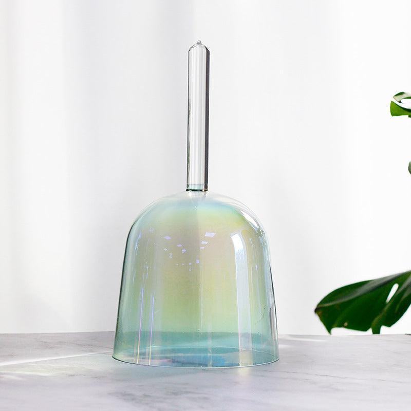 Transparent Handle Singing Bowl Set Color Harmony, Meditation, Relaxation, Decorative