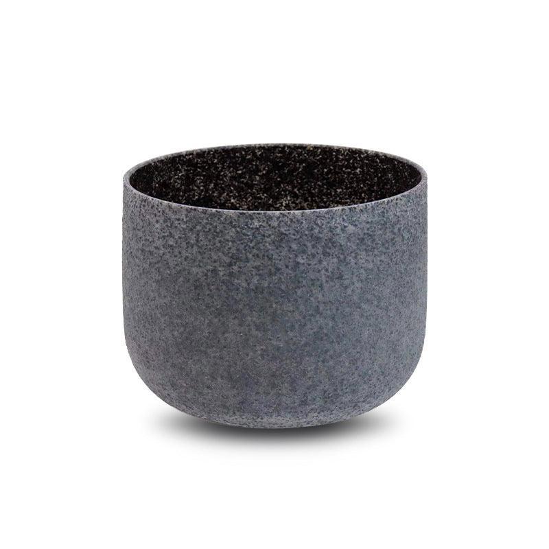 Dark Grey Mineral obsidian Crystal Singing Bowl: Meditation, Relaxation, Healing Vibration