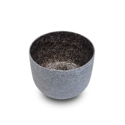 Dark Grey Mineral obsidian Crystal Singing Bowl: Meditation, Relaxation, Healing Vibration