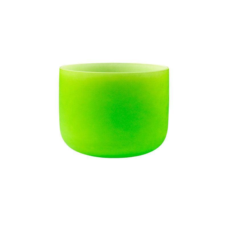 Green Crystal Singing Bowl - Meditation, Therapy, Relaxation
