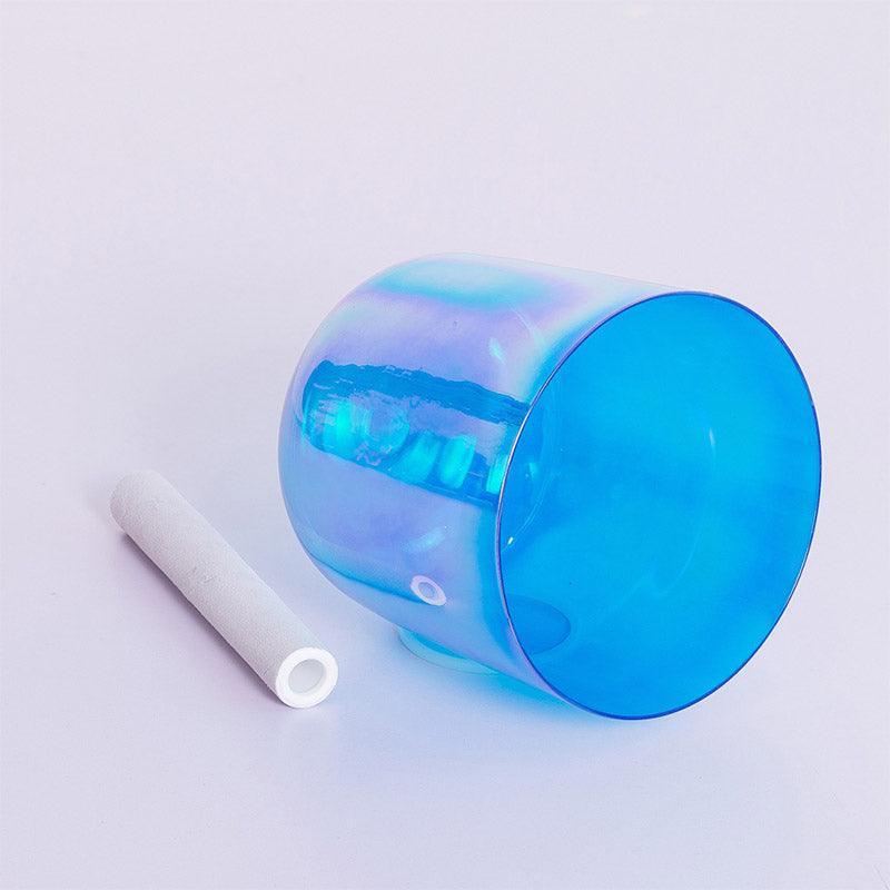 Blue | Orange Clear Singing Bowl - Calm & Heal,Meditation Spirituality