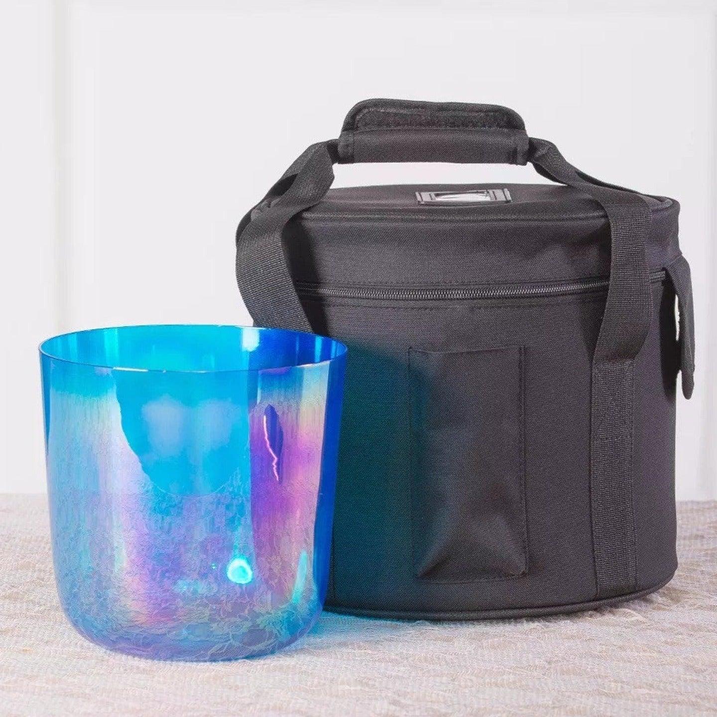 Blue | Orange Clear Singing Bowl - Calm & Heal,Meditation Spirituality