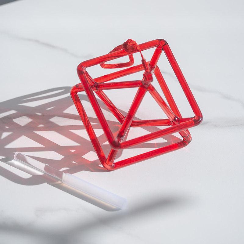 Red Crystal Merkaba: Energy & Spirit, Unique Decor, Meditation